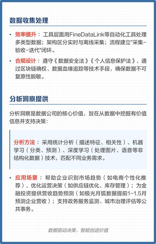數(shù)據(jù)公司核心服務(wù)解析